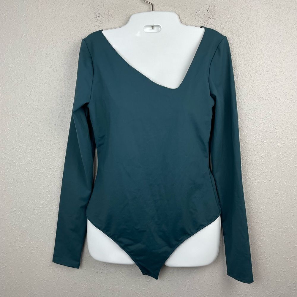 NWT Free People Forest Green Body Suit Size M